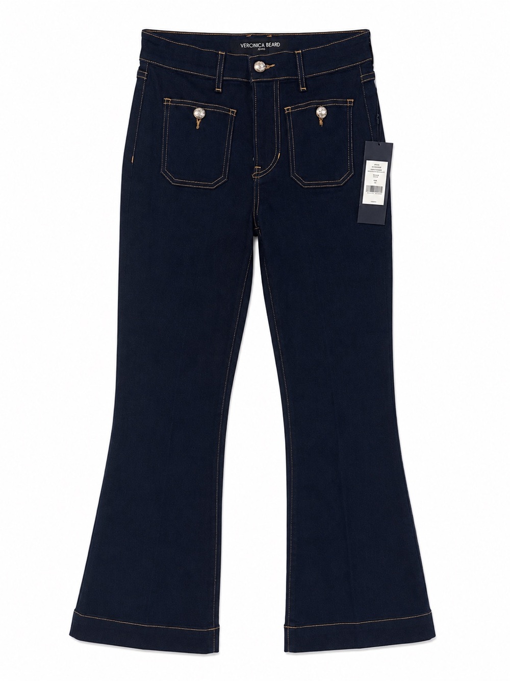 Veronica Beard Carson High Rise Ankle Flare